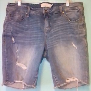 Torrid Denim Bermuda Shorts Size 18